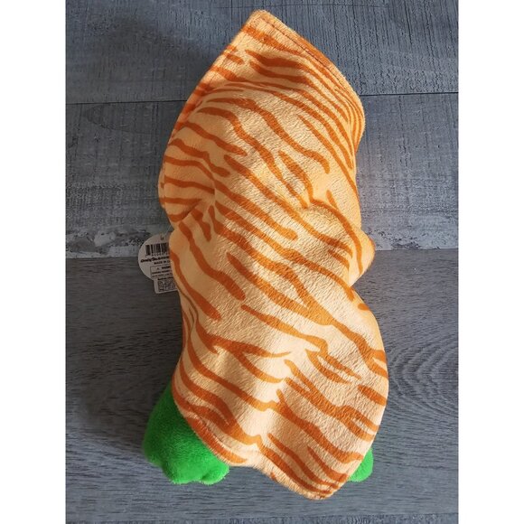 Snug Buddies Frog Green w Orange Security Blanket Plush Lovey New W Tags - Picture 5 of 6